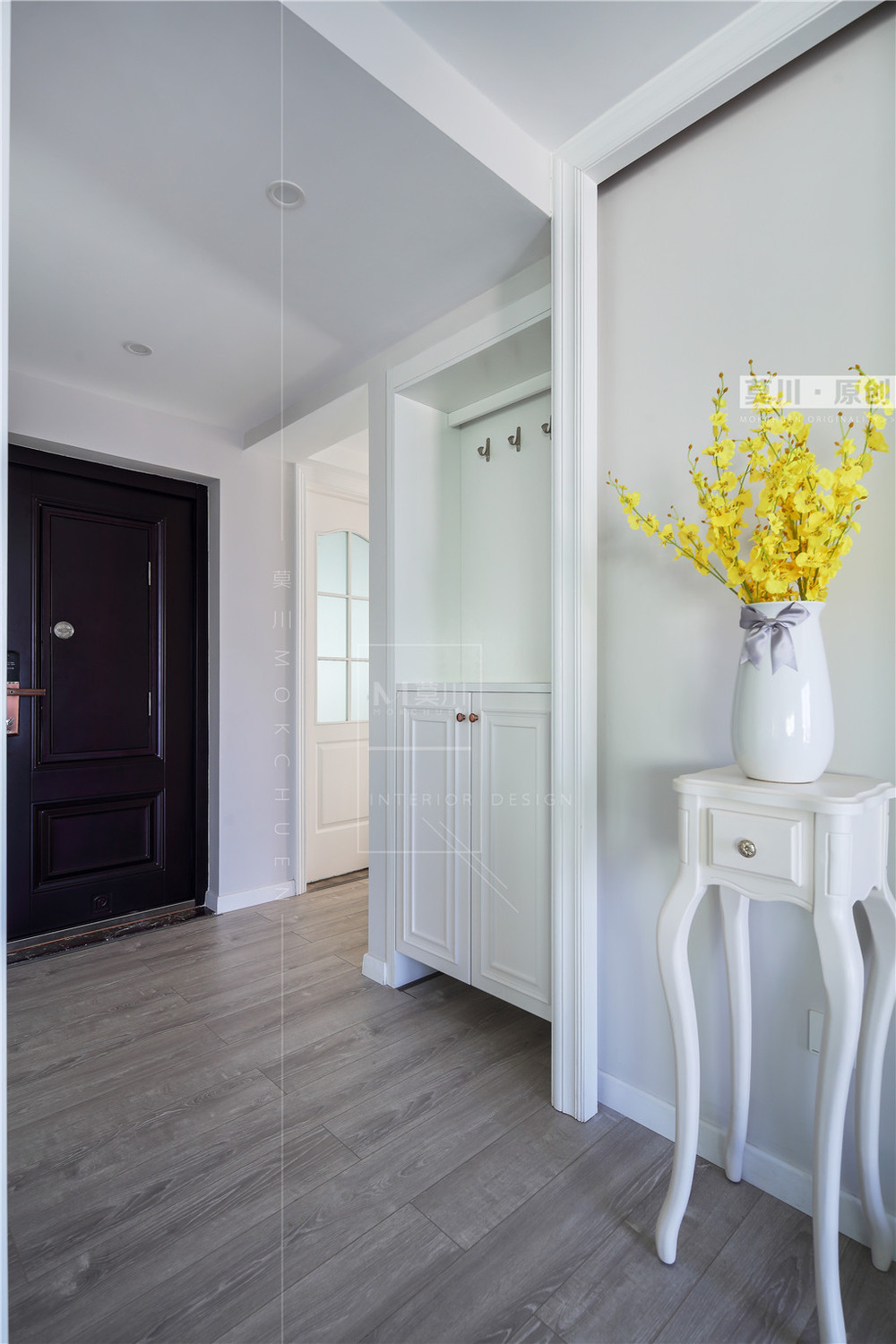 皇御苑美式風格玄關裝修實景圖 皇御苑美式風格玄關裝修實景圖