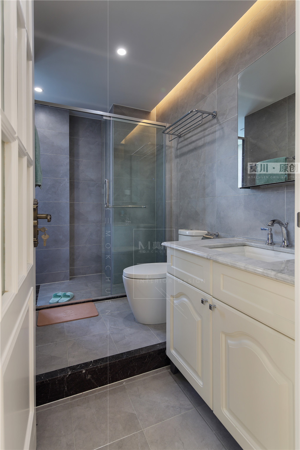 皇御苑美式風格主衛(wèi)裝修實景圖 皇御苑美式風格主衛(wèi)裝修實景圖