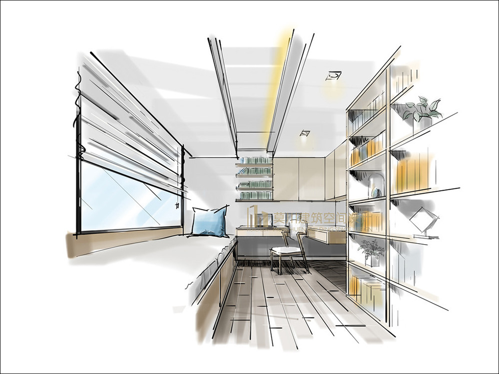 白金假日公寓書房裝修效果圖 白金假日公寓書房裝修效果圖