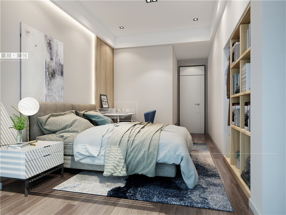 益田假日府邸北歐風格主臥裝修效果圖 益田假日府邸北歐風格主臥裝修效果圖