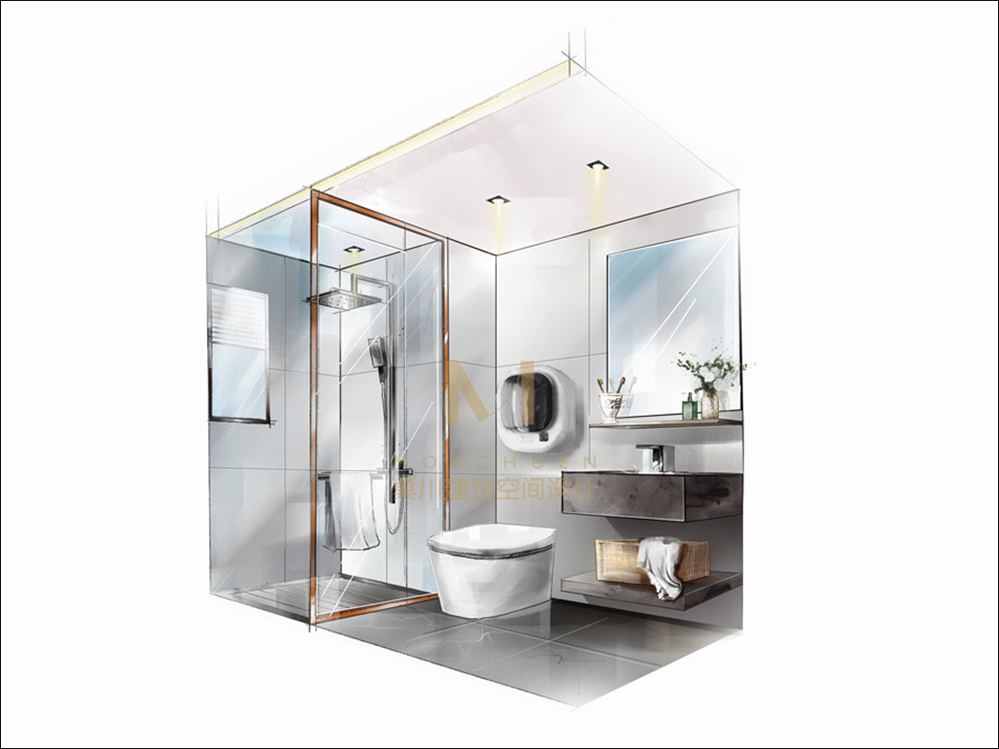 益田假日府邸北歐風格衛(wèi)生間裝修效果圖 益田假日府邸北歐風格衛(wèi)生間裝修效果圖