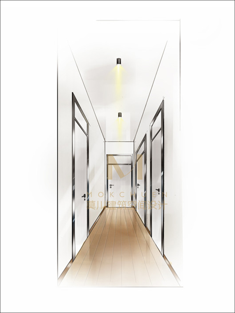 益田假日府邸北歐風格過道裝修效果圖 益田假日府邸北歐風格過道裝修效果圖