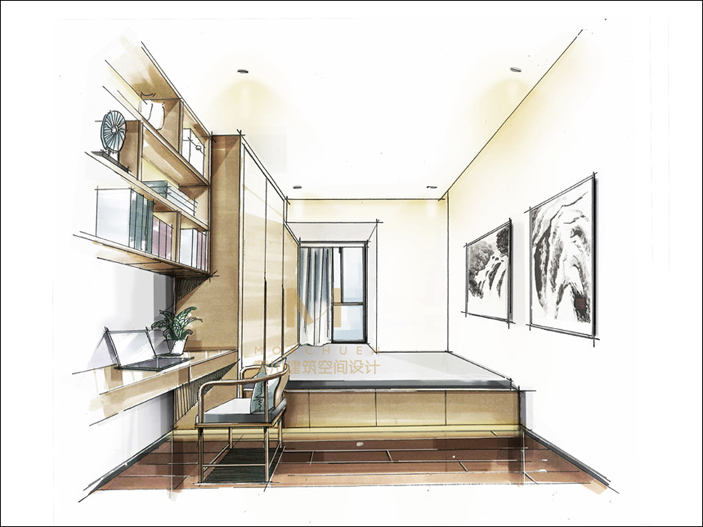 竹盛花園臥室裝修設(shè)計(jì)效果圖 竹盛花園臥室裝修設(shè)計(jì)效果圖