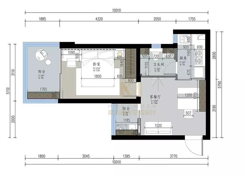 尚書苑舊房改造后平面圖
