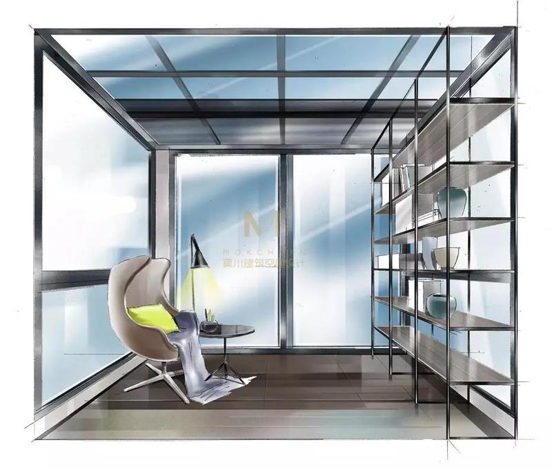 尚書苑休閑陽臺(tái)效果圖 尚書苑休閑陽臺(tái)效果圖