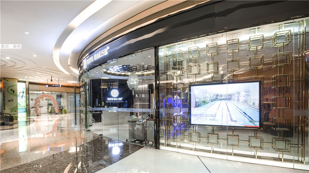 美容會(huì)所店面裝修實(shí)景圖