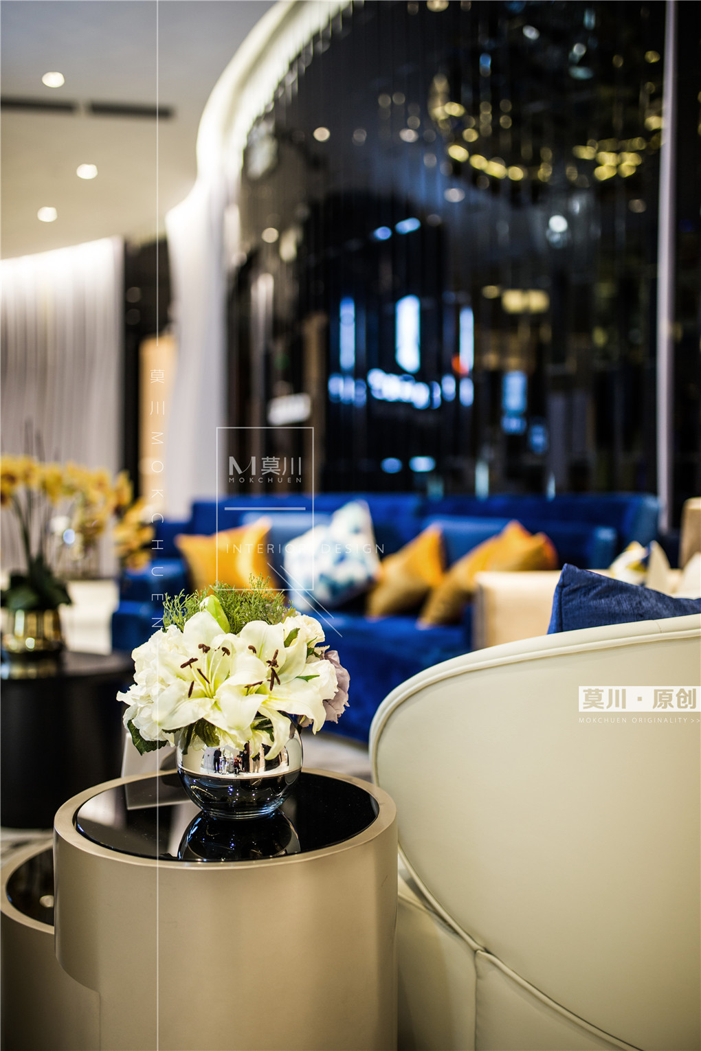 美容會(huì)所大廳裝修實(shí)景圖