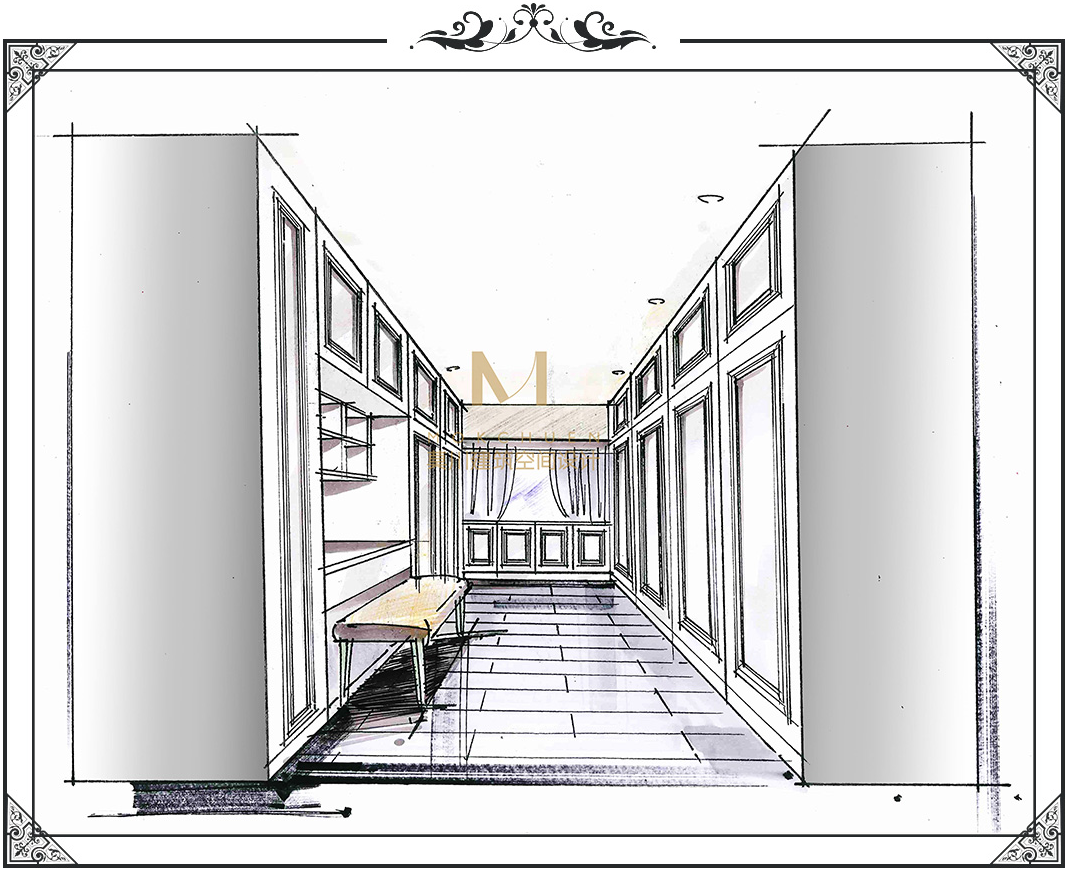 歐式恒立聽海衣帽間