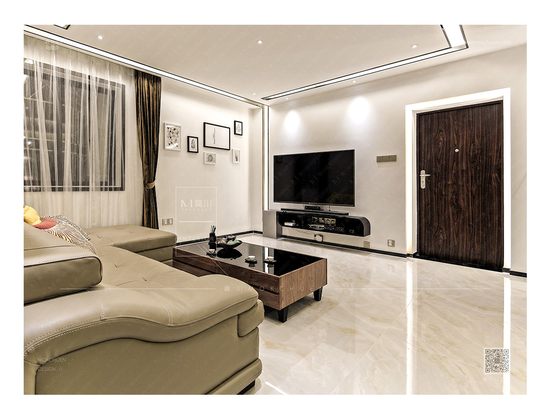 簡約碧波閣客廳