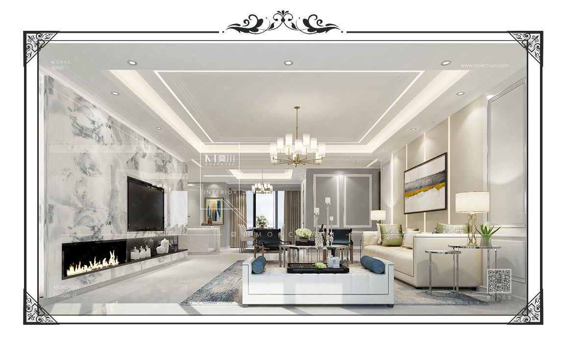 歐式香域中央客廳