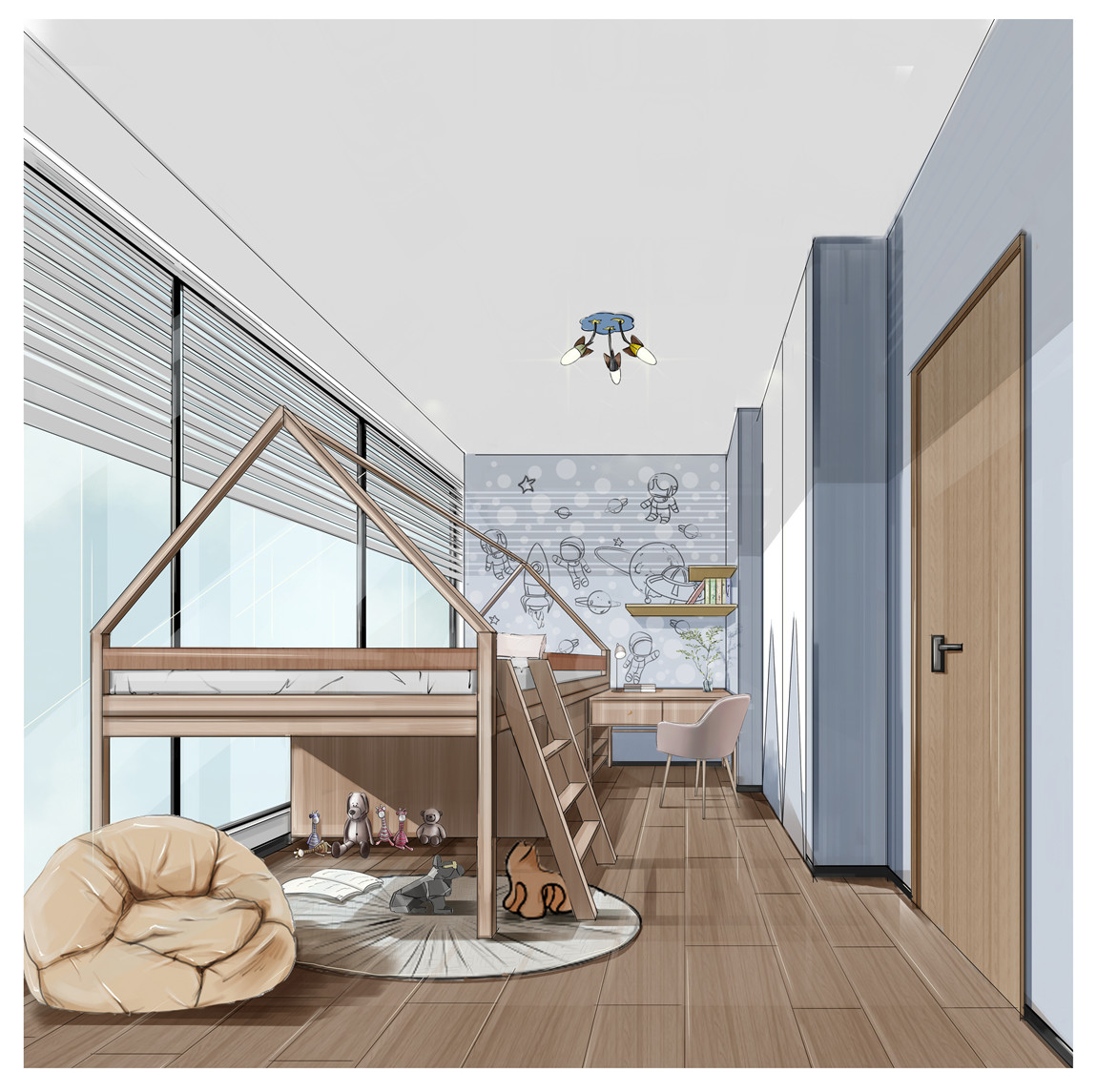 男孩房手繪效果.jpg 男孩房手繪效果.jpg